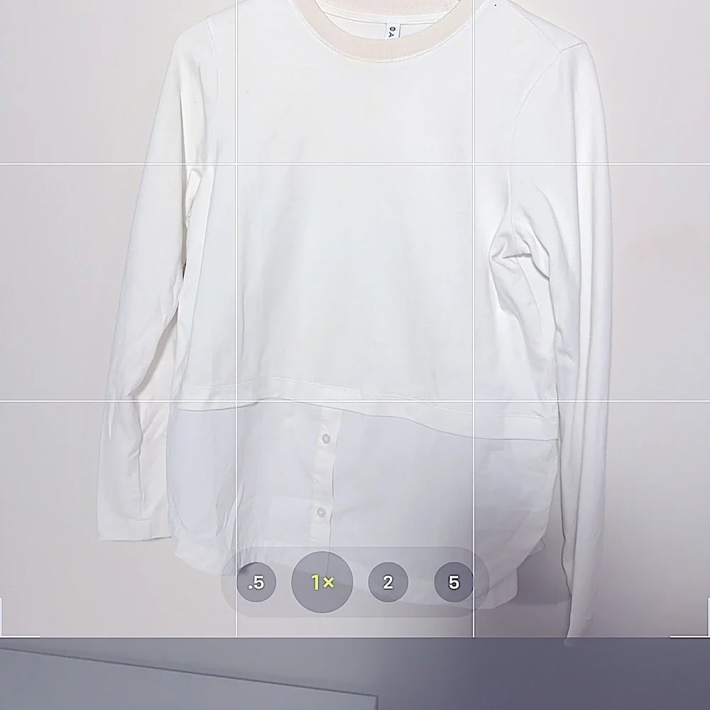 Athleta White Long Sleeve Top Size XS - Picture 2 of 6